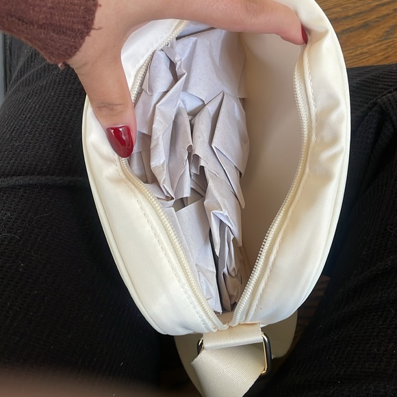 White Crossbody Bag - Picture 2 of 3